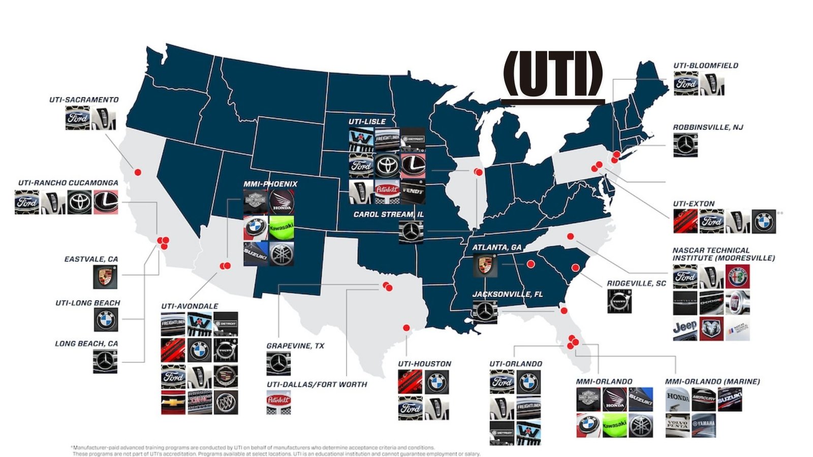 UTI Campus Locations