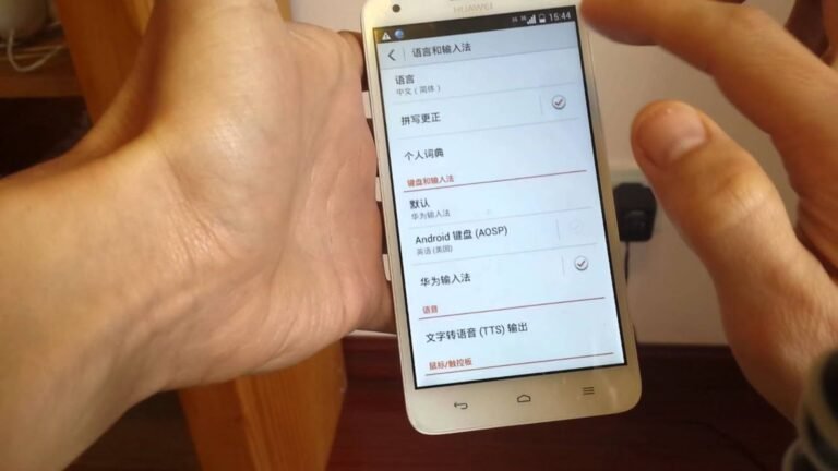 there is no new chinese setting in t607dl mobile phone